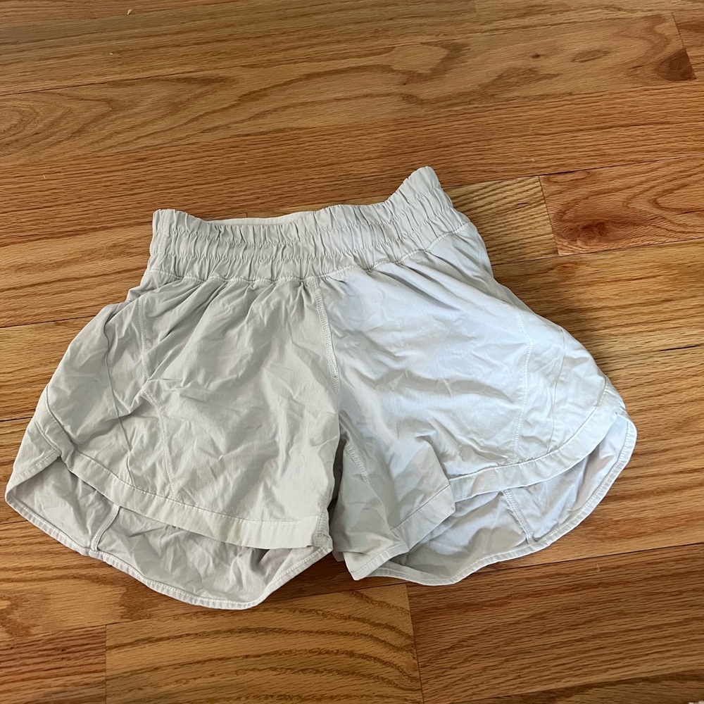 White Lululemon Track That Short